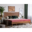 Łóżko drewniane 180 x 200 cm ciemne ISTRES