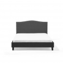 Łóżko szare - 180x200 cm - łóżko tapicerowane - Cucciolo