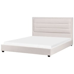 Łóżko wodne  ROUEN 180 x 200 cm Jasnobeżowy