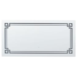 Lustro łazienkowe led avranches srebrny