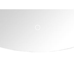 Lustro łazienkowe led loue srebrny