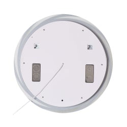 Lustro łazienkowe led tanay wbudowany głośnik bluetooth srebrny