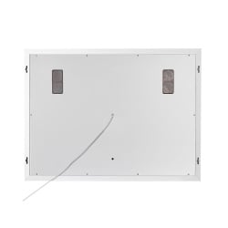 Lustro łazienkowe led thaix srebrny