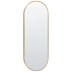 Lustro ścienne AZEVILLE 46 cm 122 cm Metal Złoty