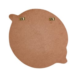 Lustro ścienne BORITI 51 cm 40 cm Bawełna Biały