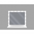 Lustro stojące LED 50 x 60 cm białe BEAUVOIR