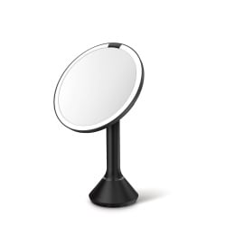 Lustro z czujnikiem sensor z kontrolą natężenia światła, czarny mat Lustro z czujnikiem sensor z kontrolą natężenia światła, czarny mat