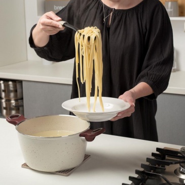 Łyżka kuchenna MISTY, do nakładania, makaronu, spaghetti, 34 cm