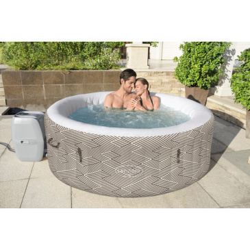 Madrid lay-z-spa jacuzzi do ogrodu bestway 4-osobowe + pompa z filtrem + pokrywa