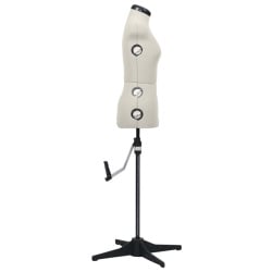 Manekin krawiecki damski, regulowany, kremowy, s, rozmiar 33-40