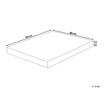 Materac piankowy 80 x 200 cm PICCOLO