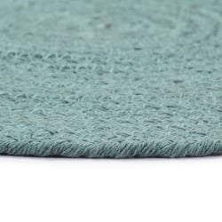 Maty na stół, 6 szt., gładkie, zielone, 38 cm, okrągłe, bawełna Maty na stół, 6 szt., gładkie, zielone, 38 cm, okrągłe, bawełna