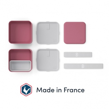 Mb - lunchbox bento square fr, pink blush