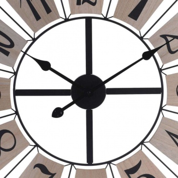 Metalowy zegar ścienny, duży, retro, loft, 70 cm