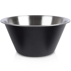 Miska kuchenna stalowa czarna 22 cm, 2 l Miska kuchenna stalowa czarna 22 cm, 2 l