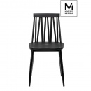 MODESTO krzesło TRAK czarne - polipropylen, metal