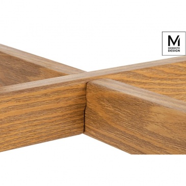 MODESTO stół FLAT FI 80 biały - blat MDF, imitacja drewna