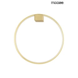 Moosee lampa ścienna circle wall złota