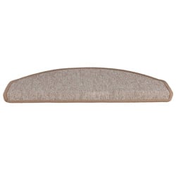 Nakładki na schody, 15 szt., 65 x 24 x 4 cm, jasnobrązowe
