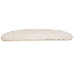 Nakładki na schody, 15 szt., 65 x 25 cm, białe