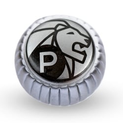 Nakrętka chrom mat do młynków - pieprz (p)