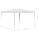 Namiot imprezowy, 4 x 4 m, biały