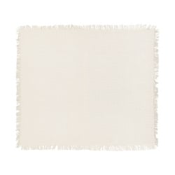 Narzuta na łóżko yerbent bawełna 200 x 220 cm złamana biel Narzuta na łóżko yerbent bawełna 200 x 220 cm złamana biel