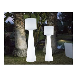 NEW GARDEN lampa ogrodowa GRACE 140  BATTERY biała