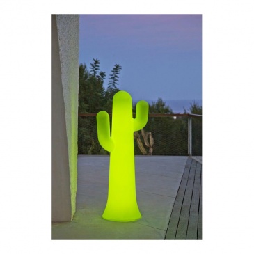 NEW GARDEN lampa ogrodowa PANCHO C limonkowa - LED