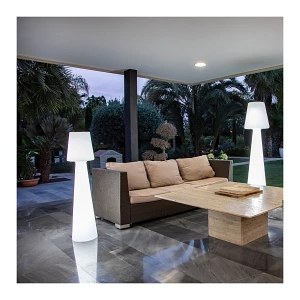 NEW GARDEN lampa podłogowa LOLA 110  BATTERY biała