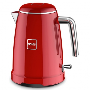 NOVIS - Iconic Line - Czajnik elektryczny K1 - 1,6 l - Czerwony