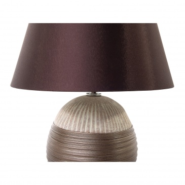 Nowoczesna lampka nocna - lampa stojąca - brązowa - Morelli