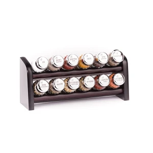 Nowoczesny stojak na przyprawy 12NS venge połysk 22285 Nowoczesny stojak na przyprawy 12NS venge połysk 22285