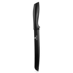 Nóż do chleba stalowy czarny 32 cm Nóż do chleba stalowy czarny 32 cm