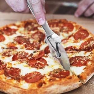 Nóż do pizzy metalowy okrągły luxy 20 cm Nóż do pizzy metalowy okrągły luxy 20 cm