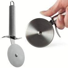 Nóż okrągły, radełko do krojenia pizzy, stalowy, krajalnica, krajacz, 20,5 cm Nóż okrągły, radełko do krojenia pizzy, stalowy, krajalnica, krajacz, 20,5 cm