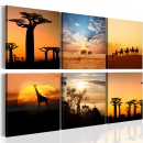 Obraz - Afrykańskie pejzaże (60x40 cm)