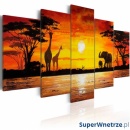 Obraz - Gorące Safari (100x50 cm)