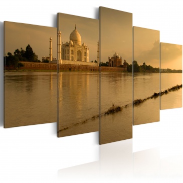 Obraz - Legendarny Tadż Mahal (100x50 cm)