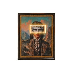 Obraz neon amadeus 80x100 cm