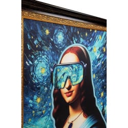 Obraz neon lisa 80x100 cm