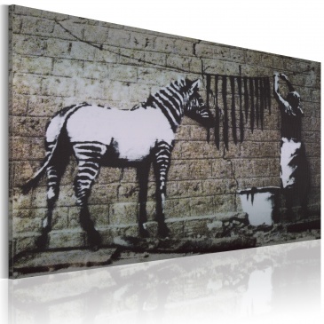Obraz - Pranie (Banksy) (60x40 cm)