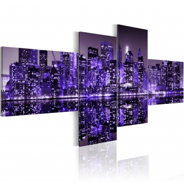 Obraz - Purple York (100x45 cm)