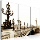 Obraz - Romantyczny spacer po Paryżu (60x40 cm)