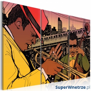 Obraz - Stolica jazzu - Nowy Jork (60x40 cm)