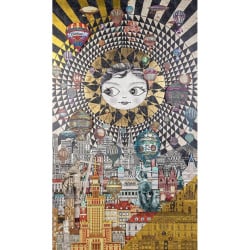 Obraz warsaw girl 110x174 cm