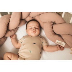 Ochraniacz do łóżeczka WARKOCZ MUSLIN .dł. 200