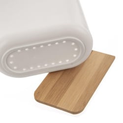 Ociekacz organizer stojak koszyk pojemnik na sztućce przybory kuchenne biały bambusowy whitney Ociekacz organizer stojak koszyk pojemnik na sztućce przybory kuchenne biały bambusowy whitney