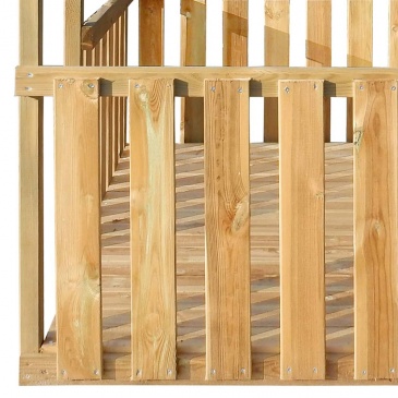 Ogrodowy domek do zabawy, 122,5x160x163 cm, drewno sosnowe FSC