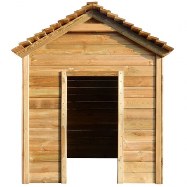 Ogrodowy domek do zabawy, 123x120x146 cm, drewno sosnowe FSC